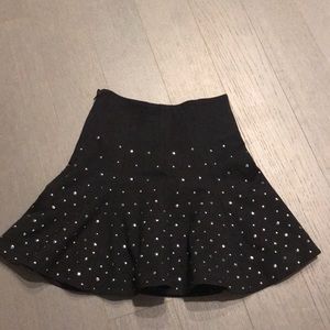 NWOT Marciano black skater mini skirt (0)